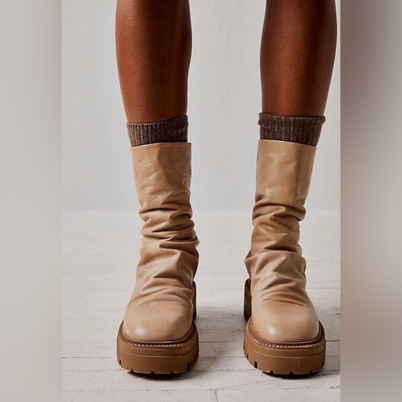 Free People Emma Ruched Boots Size 38. Sh4